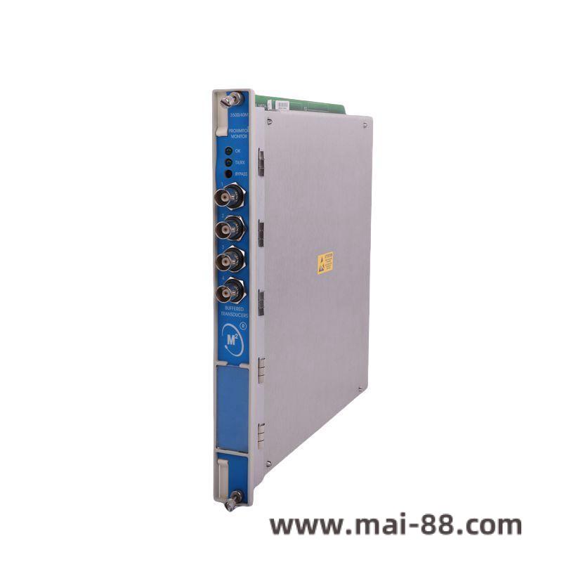 3500_42m_140734-02m_bently_nevada_proximitor_seismic_monitor.jpg BENTLY 3500/42M 140734-02 Front Card for Industrial Control Systems