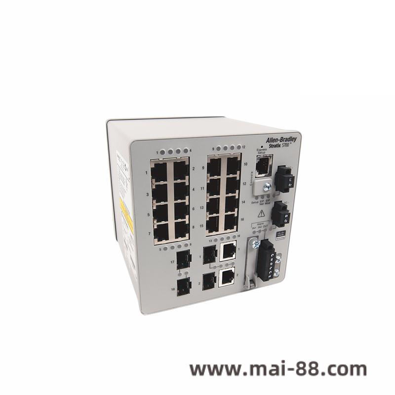 ab_1783-bms20cgl_ethernet_switch.jpg Schneider Ethernet MCSESU083F2CU0 Modicon Unmanaged Switch, 6 Electrical Ports & 2 Multimode Fiber Ports