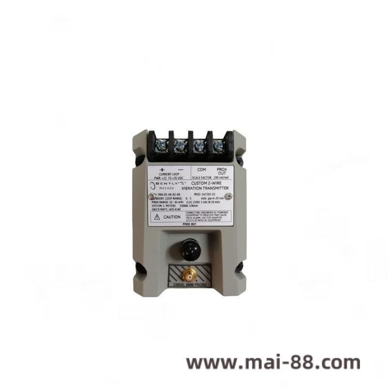 bently_nevada_990-05-xx-01-00_mod_165335-01_vibration_transmitter.jpg BENTLY 330104-00-04-10-02-02 - Precision Monitoring System for Industrial Control Applications