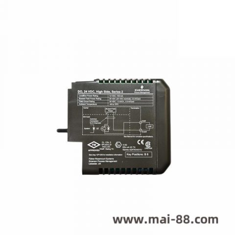 Emerson IC660CBB903RR Series 6 Six Bus Controller Without Diagnostics, Phase B