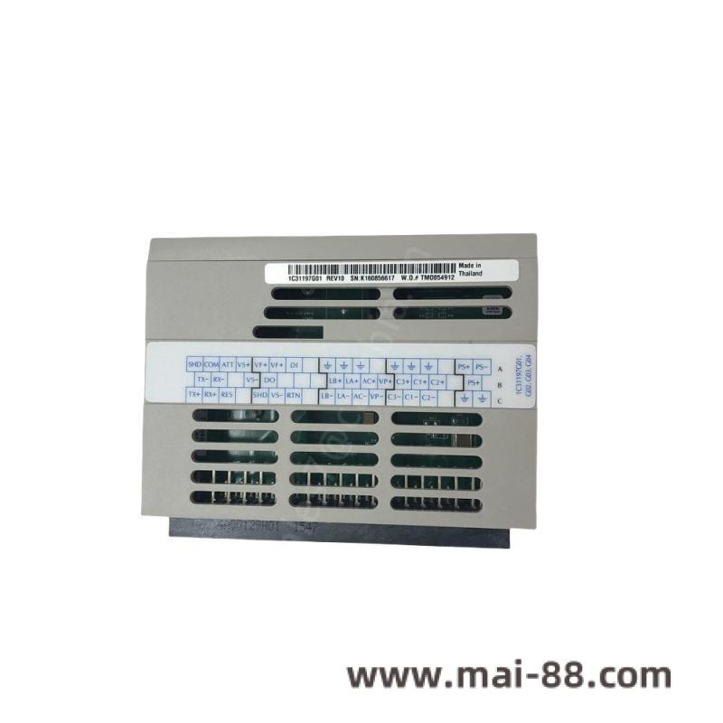 emerson_ovation_1c31197g05_analog_output_hart_card.jpg Emerson IC866-0015-2A3-60VFD PACMotion Variable Frequency Drive 1.5KW/2HP 240V 3PH IP66 Industrial Control Module