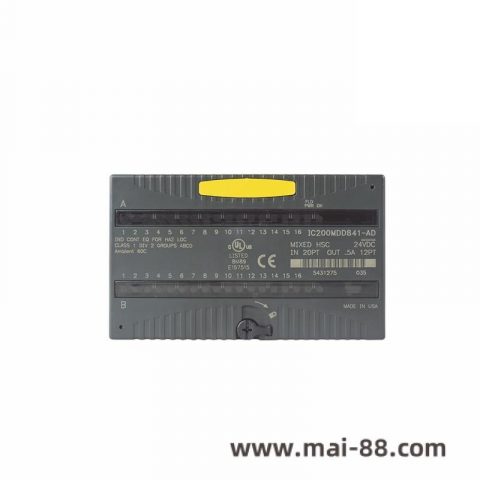 GE Fanuc IC200MDD841 Hybrid Module, 24VDC Positive Logic Input/Output & High-Speed Counter, 20 Points Input/12 Points Output