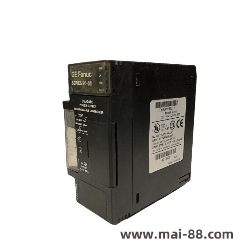 ic693pwr321y_ge_standard_power_supply_module.jpg GE Fanuc P0903NW Standard Programming Language, Embedded System Design, Control Systems