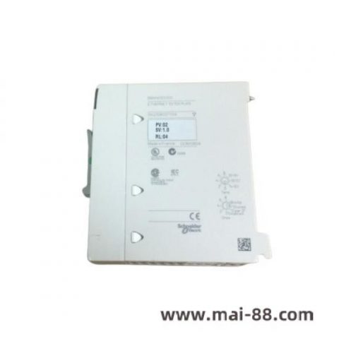 Schneider M340-D BMXNOE0100 Modbus TCP Ethernet Module, 10/100Mbps, RJ45 Port, SD Card Slot, 8MB Built-in SD Card