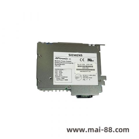 Siemens A5E30947477 Modular Power Supply for Industrial Automation