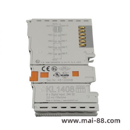 beckhoff_kl1408_digital_input_terminal.jpg Beckhoff KL1408 8-Channel Digital Input Terminal for Industrial Automation