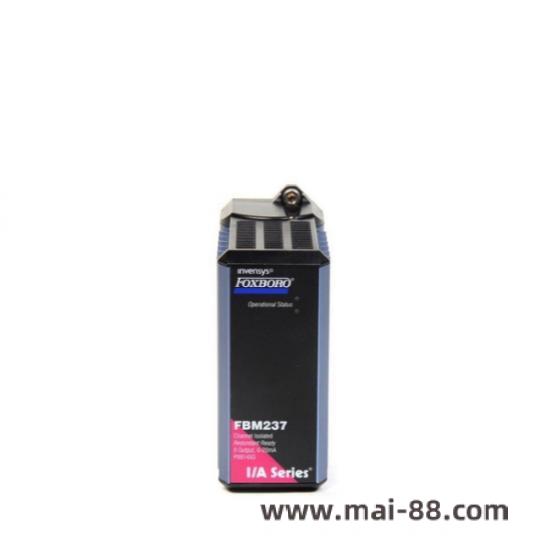 foxboro_fbm237_rh914xs_1.jpg FOXBORO FBM237 RH914XS Module for Industrial Control Systems