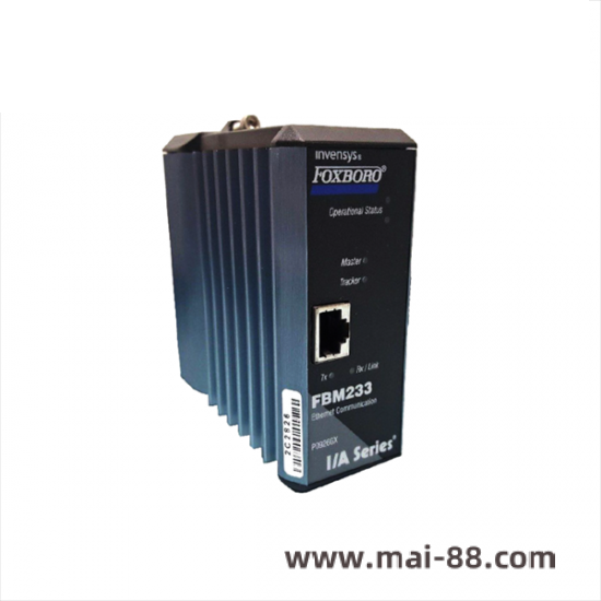foxboro_fbm233_p0926gx_ethernet_communication.png Foxboro P0914QB Industrial Control Module