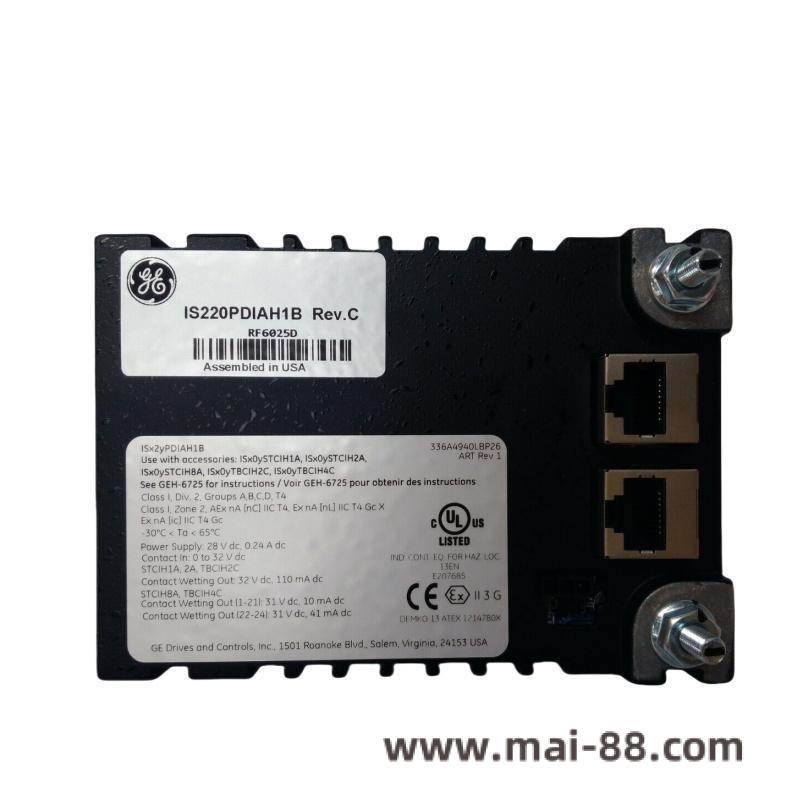 ge_is220pdiah1b_2.jpg GE IS220PDIAH1B - I/O Pack for Hazardous Locations
